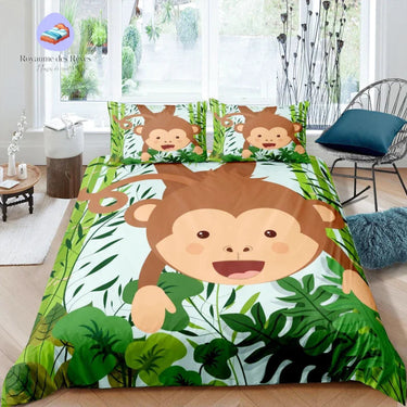 Housse de Couette Singe Enfant